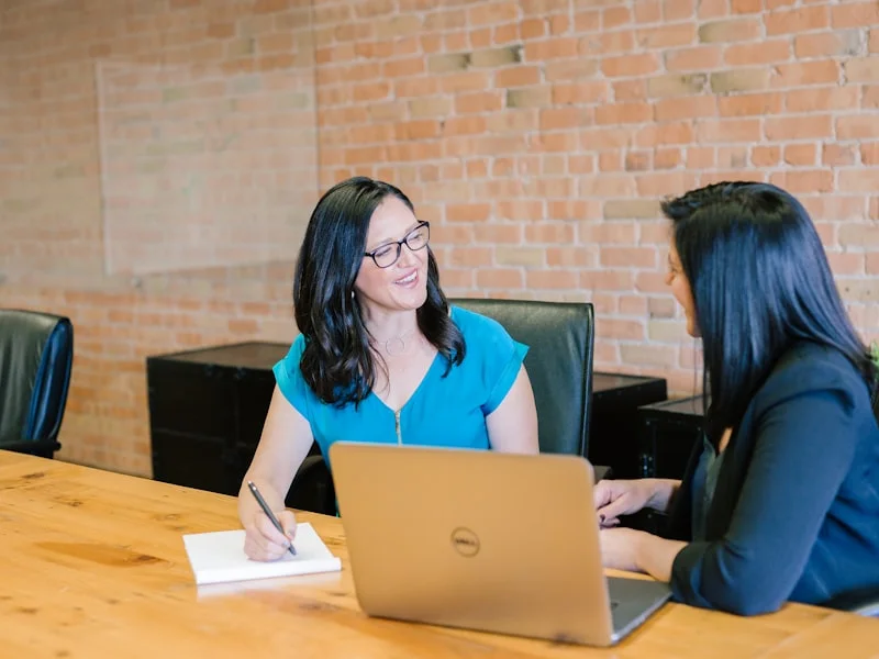 Business professionals networking
